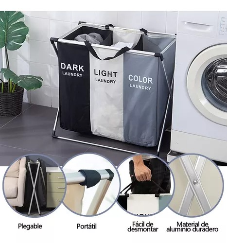 Miniatura 6 de Cesto de ropa sucia plegable para el hog